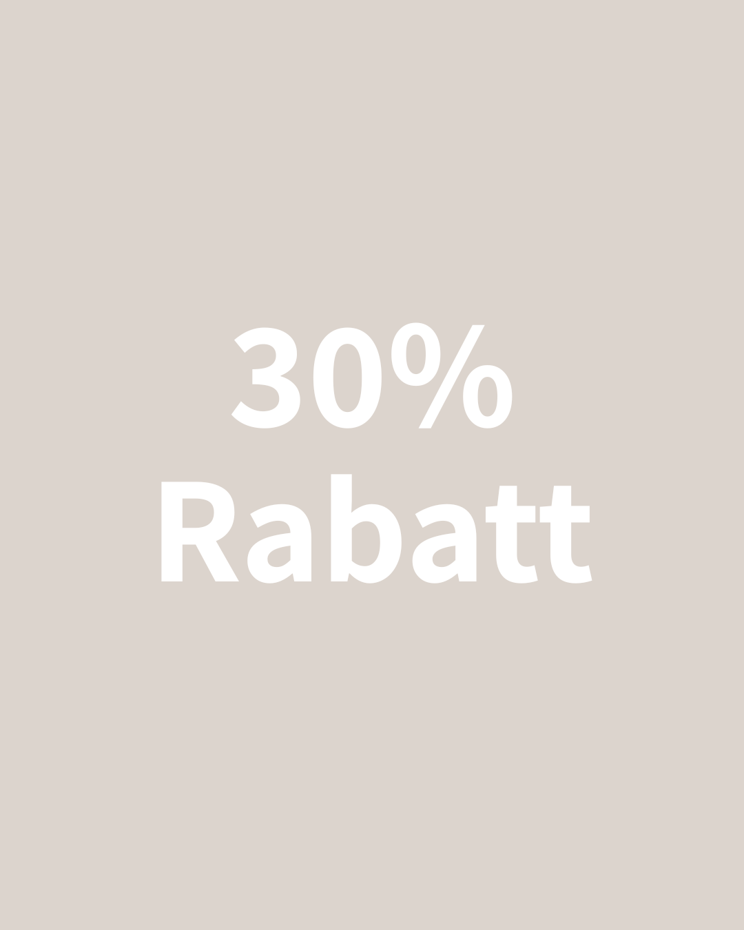 30% RABATT
