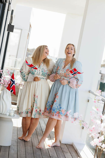 By Lien Bloom Dress - Beige