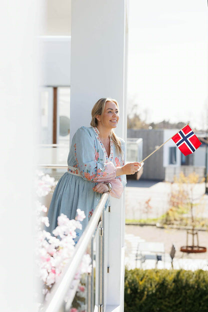 By Lien Bloom Dress - Blå
