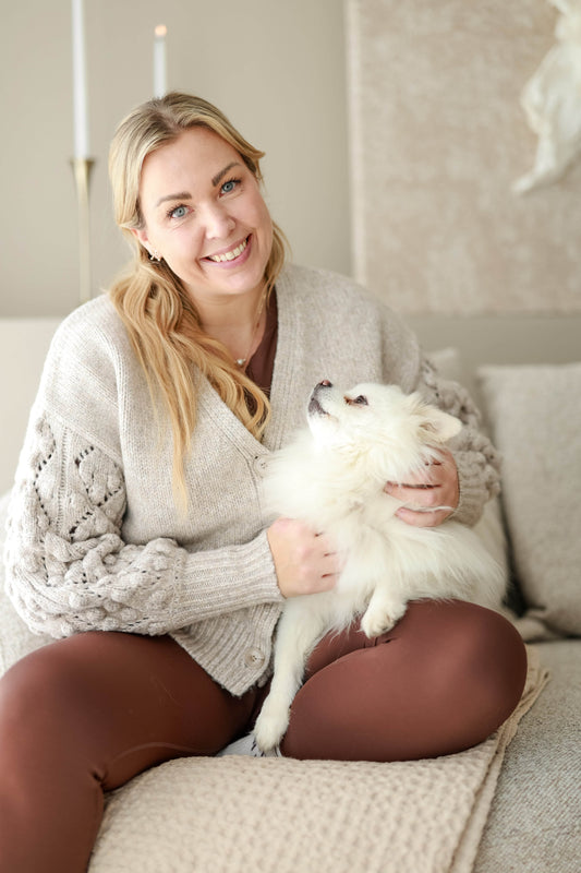 By Lien Bubble Cardigan - Beige