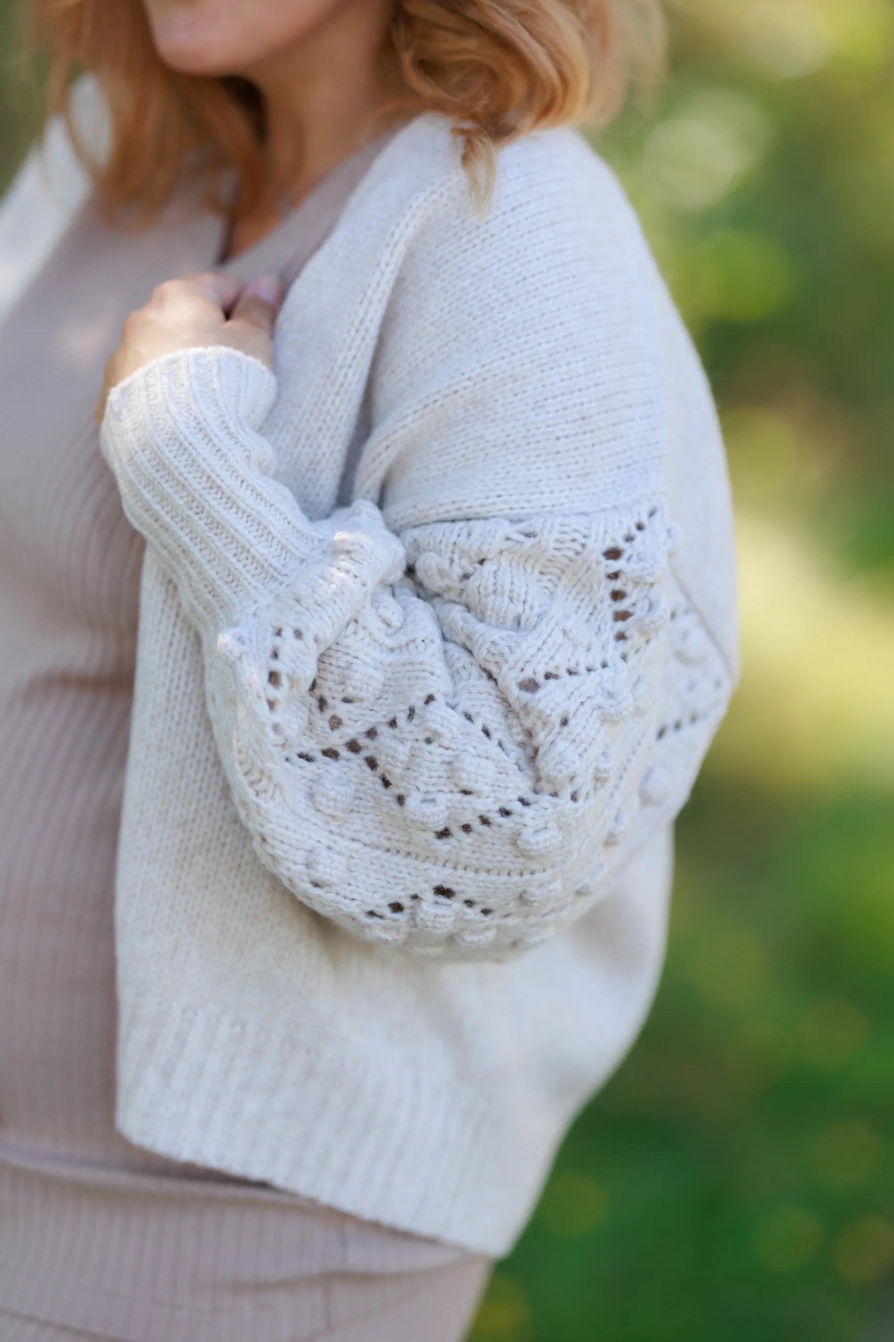 By Lien Bubble Cardigan - French Oak