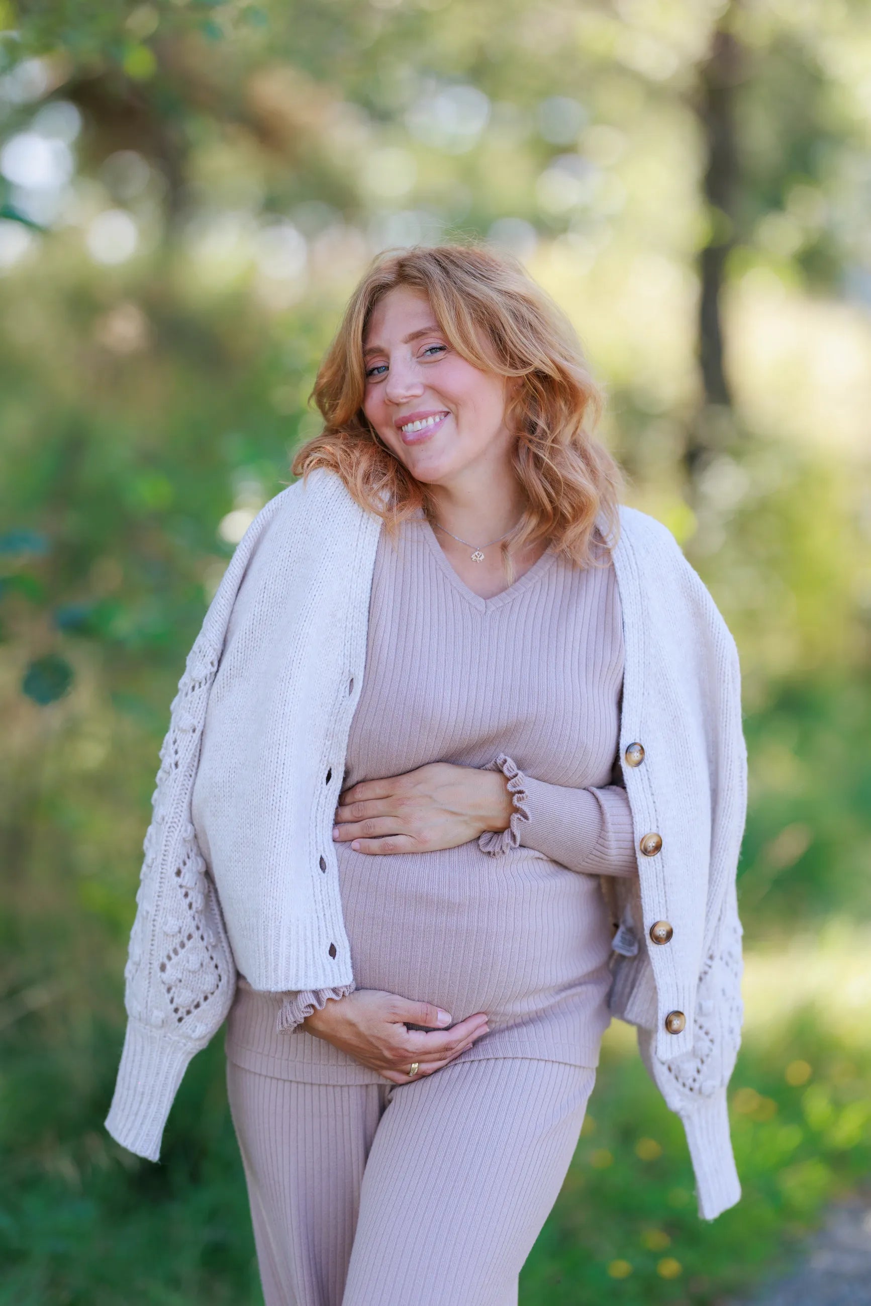 By Lien Bubble Cardigan - French Oak