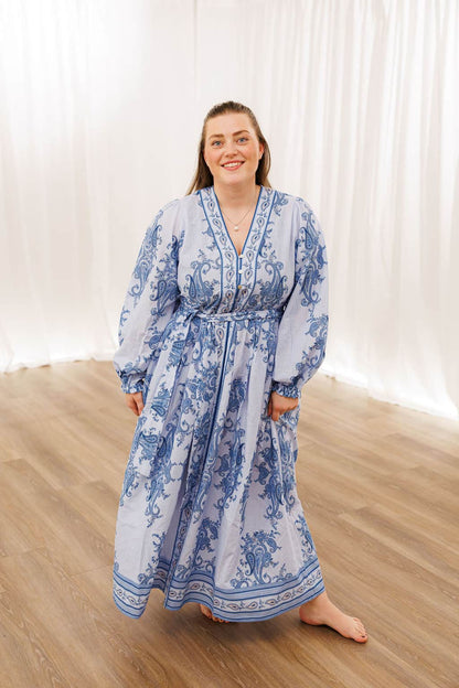 By Lien Cannes Maxi Dress - Blue Heaven