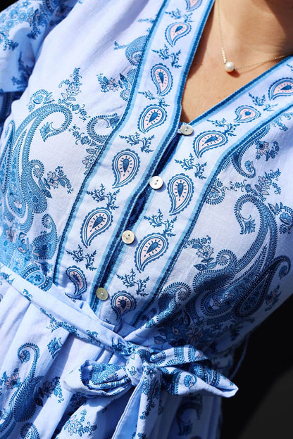 By Lien Cannes Maxi Dress - Blue Heaven