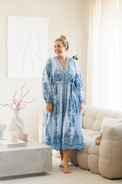 By Lien Cannes Maxi Dress - Blue Heaven