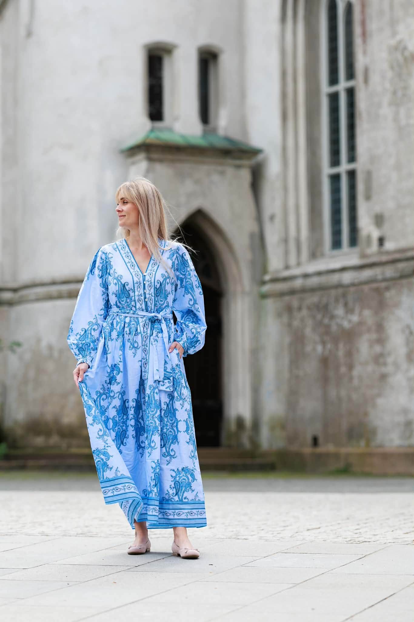 By Lien Cannes Maxi Dress - Blue Heaven