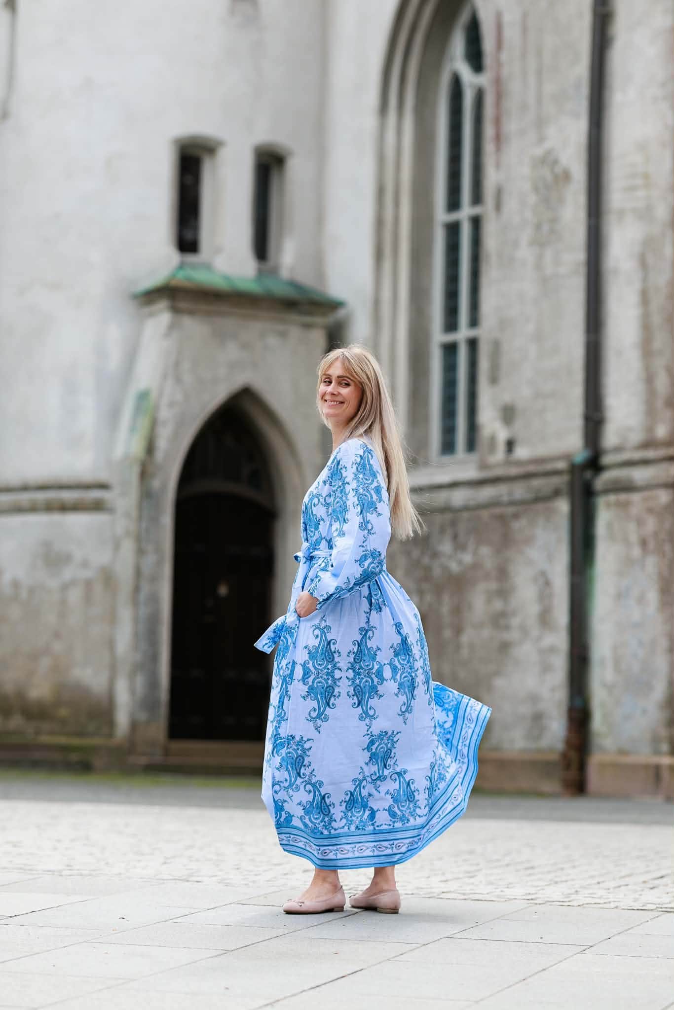 By Lien Cannes Maxi Dress - Blue Heaven