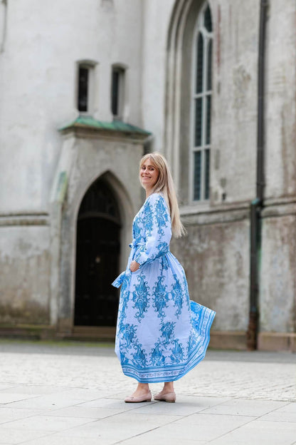 By Lien Cannes Maxi Dress - Blue Heaven