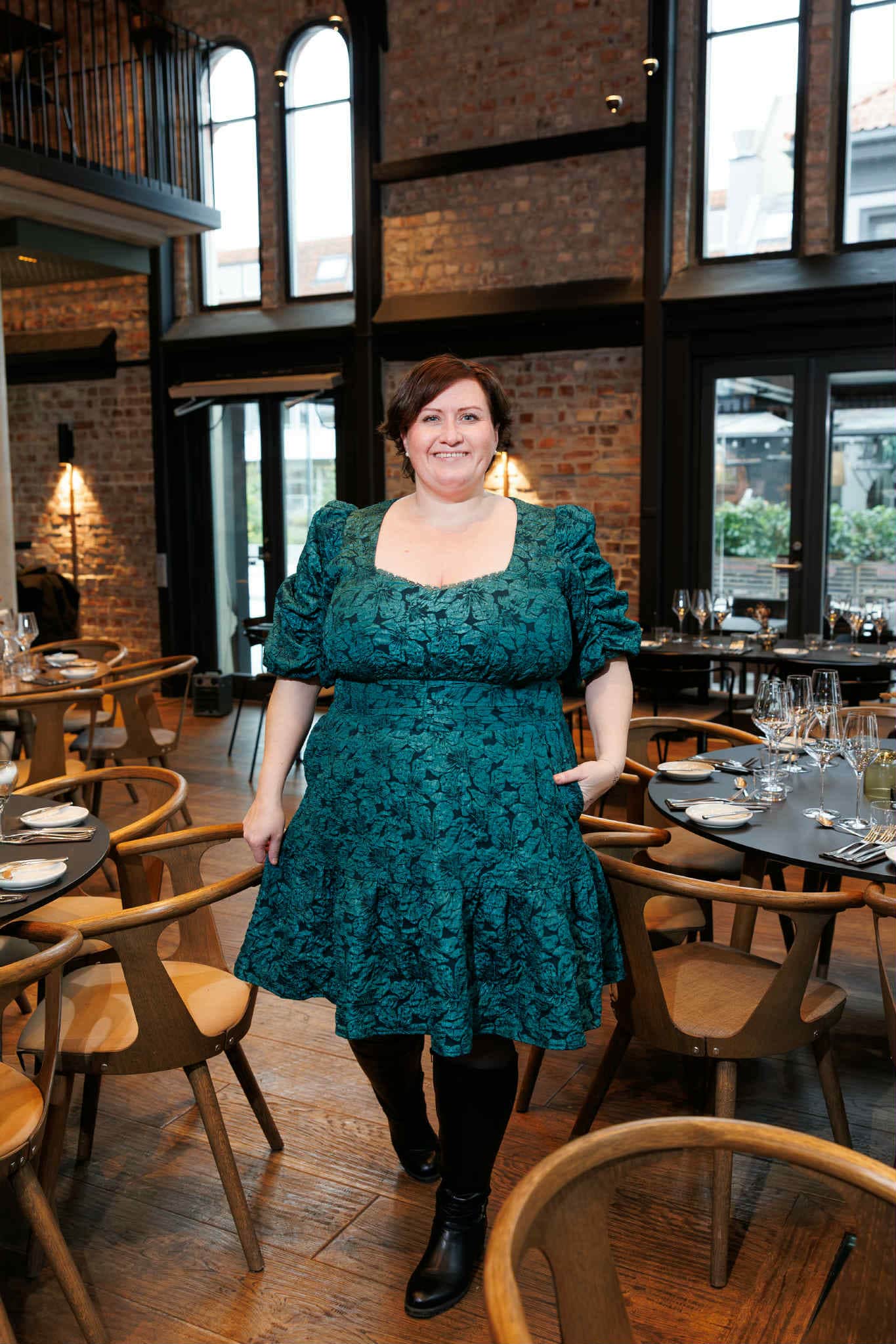 By Lien Celebrate Bow Kjole - Grønn