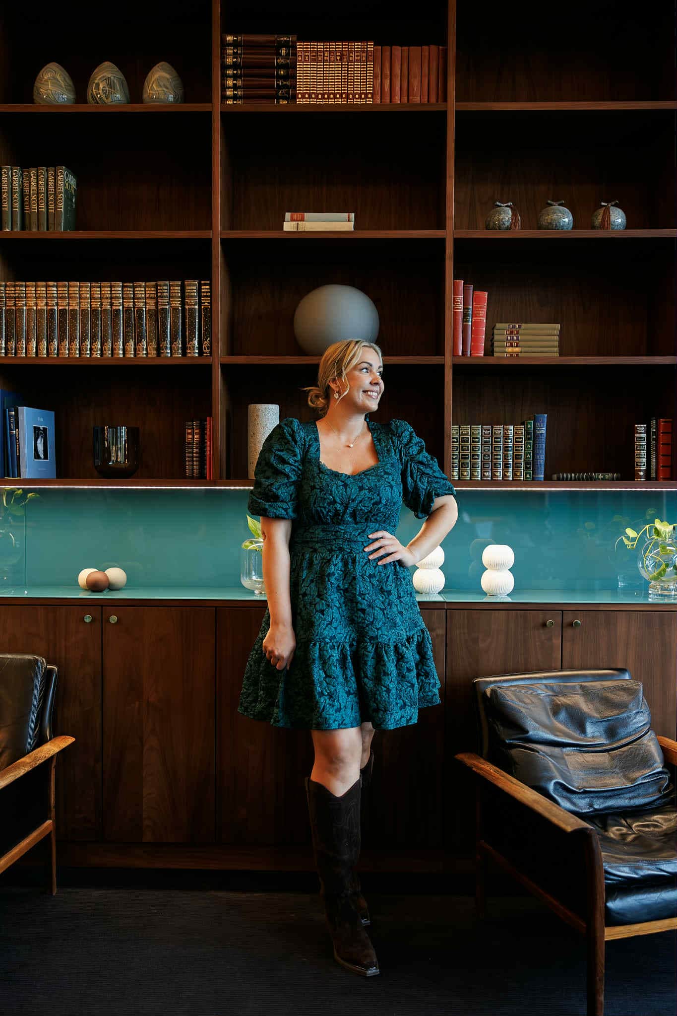 By Lien Celebrate Bow Kjole - Grønn