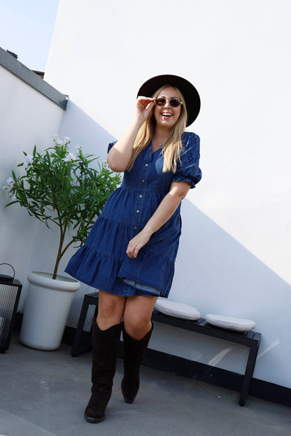 By Lien Denim Delight Kjole