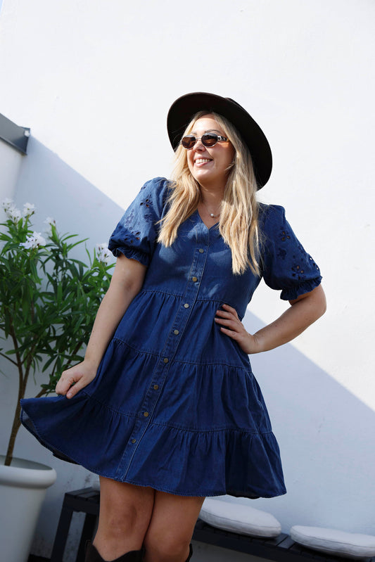 By Lien Denim Delight Kjole