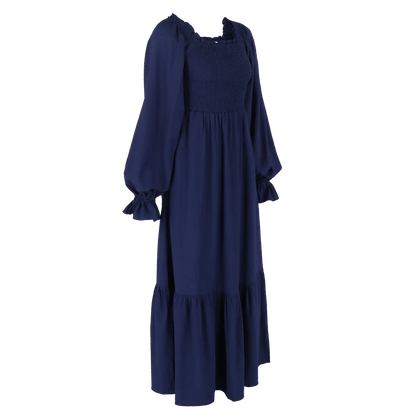 By Lien Flow Maxi kjole - Evening Blue