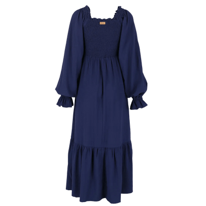 By Lien Flow Maxi kjole - Evening Blue