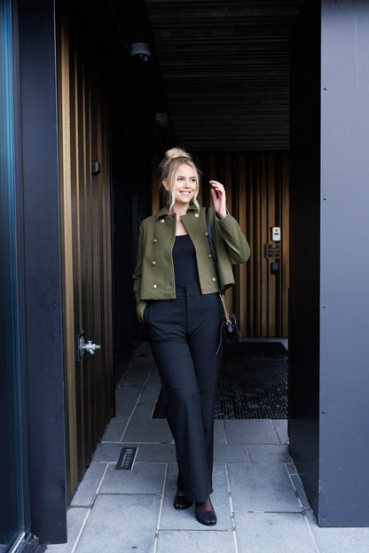 By Lien Middelton jakke - Olive Night