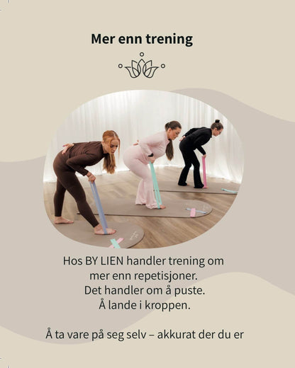 By Lien Namaste komplett treningspakke - Inkl treningsprogram (spar 148,-)