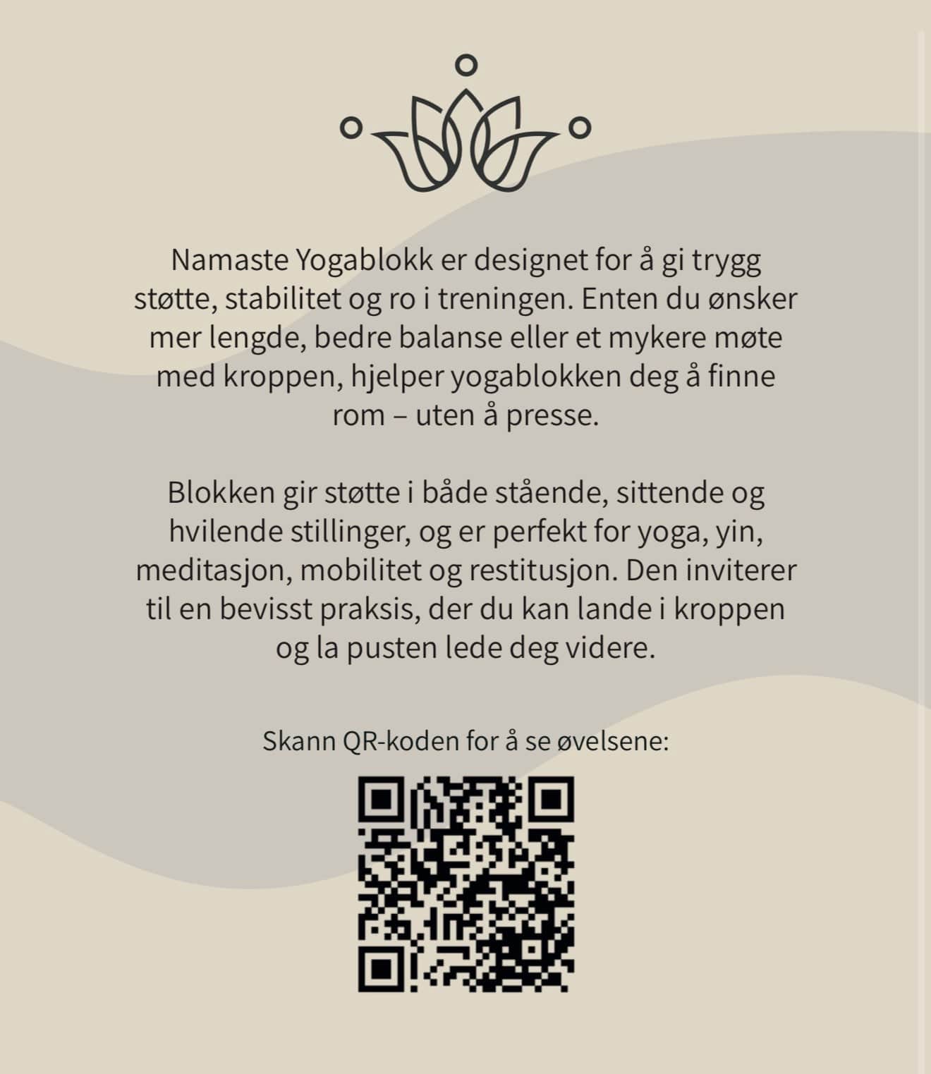 By Lien Namaste Yogablokker 2 pk - inkl treningsprogram