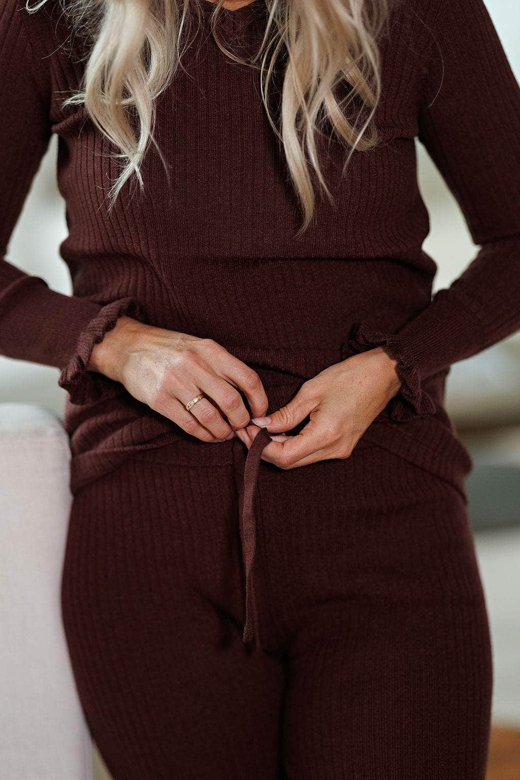 By Lien Signature Loungewear Bukse - Bitter Chocolate
