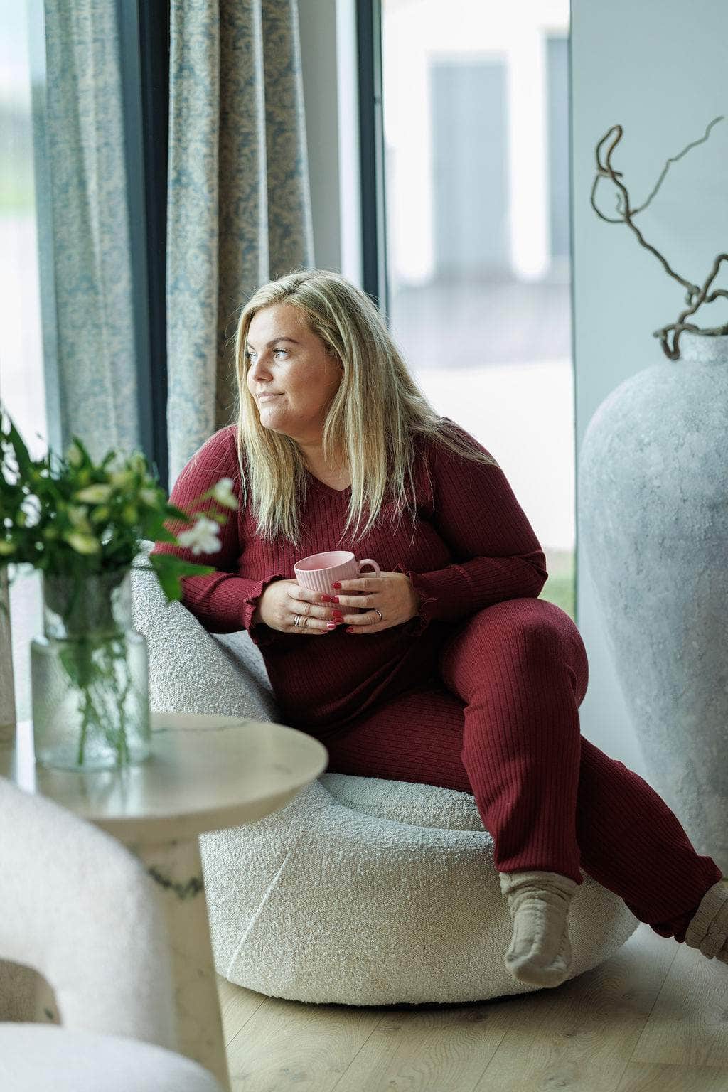 By Lien Signature Loungewear Bukse - Cabernet