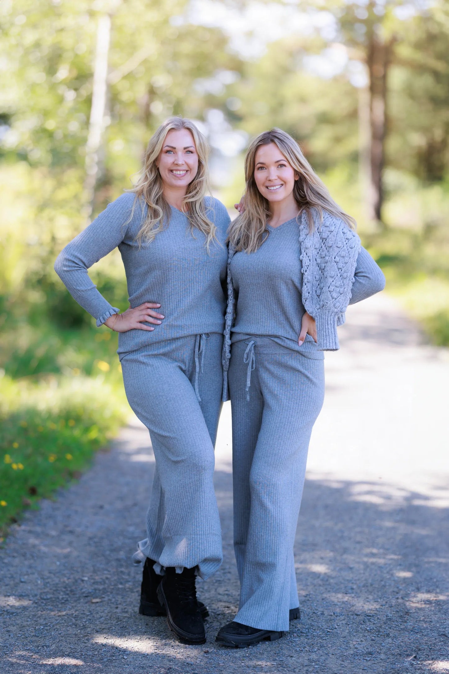 By Lien Signature Loungewear Bukse - Gråmelert