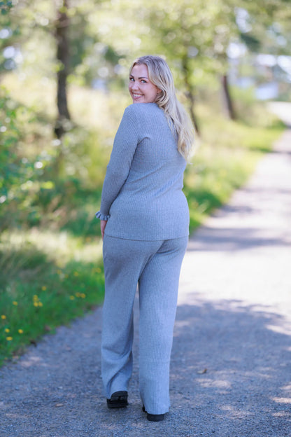 By Lien Signature Loungewear Bukse - Gråmelert