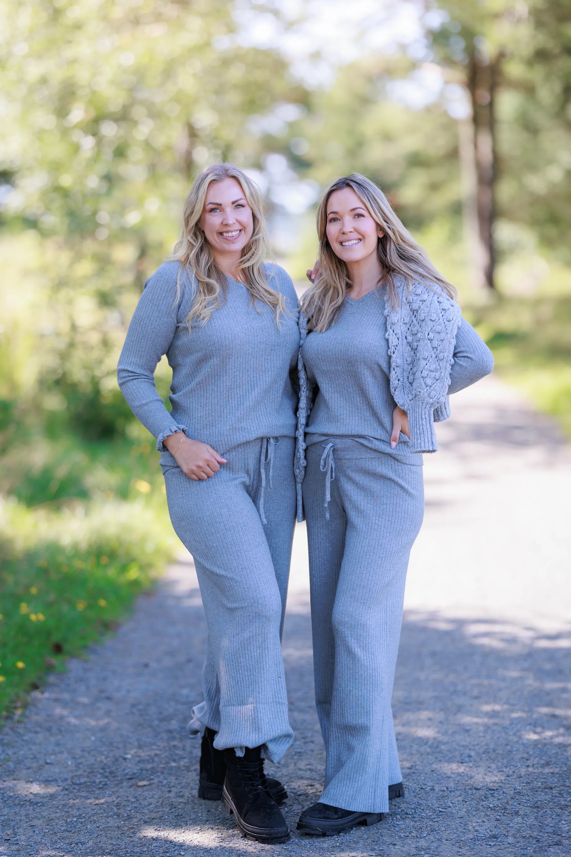 By Lien Signature Loungewear Bukse - Gråmelert