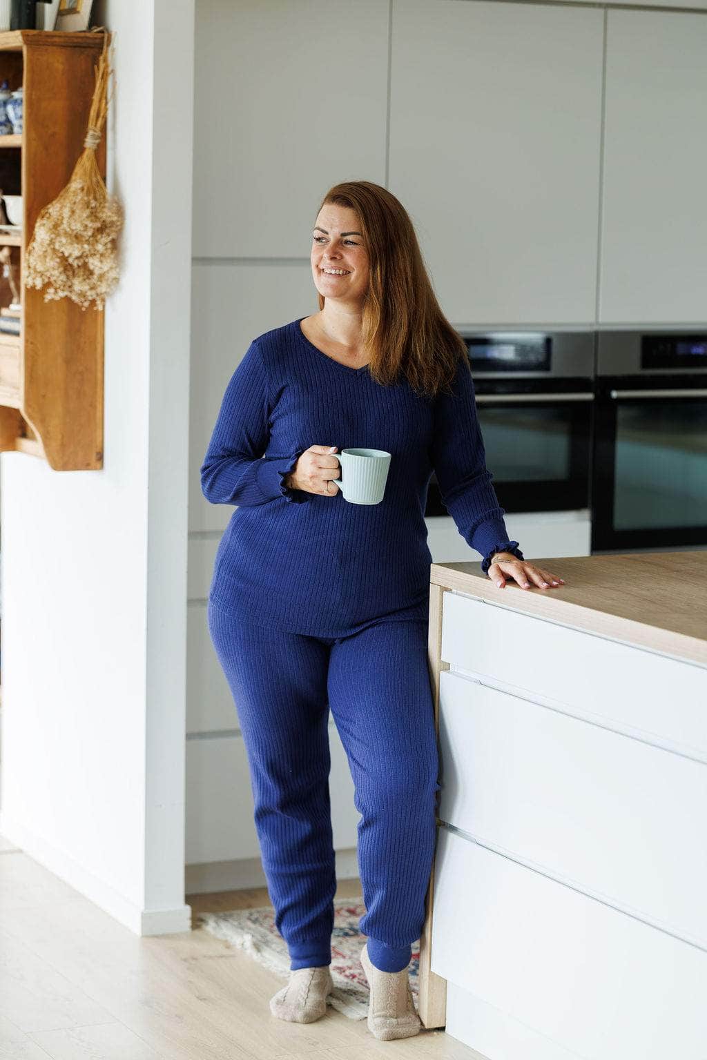 By Lien Signature Loungewear Bukse - Midnight Sail