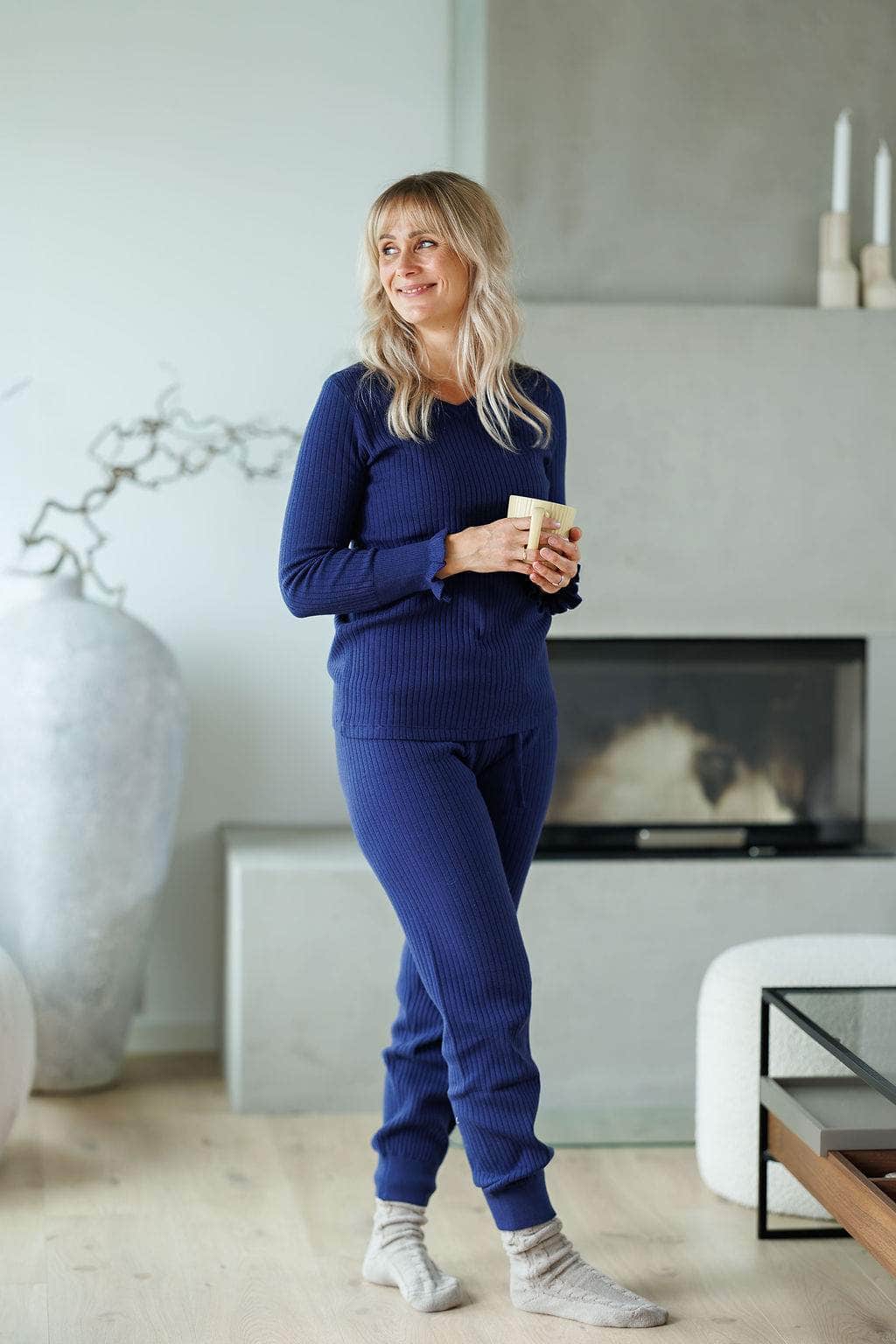 By Lien Signature Loungewear Bukse - Midnight Sail