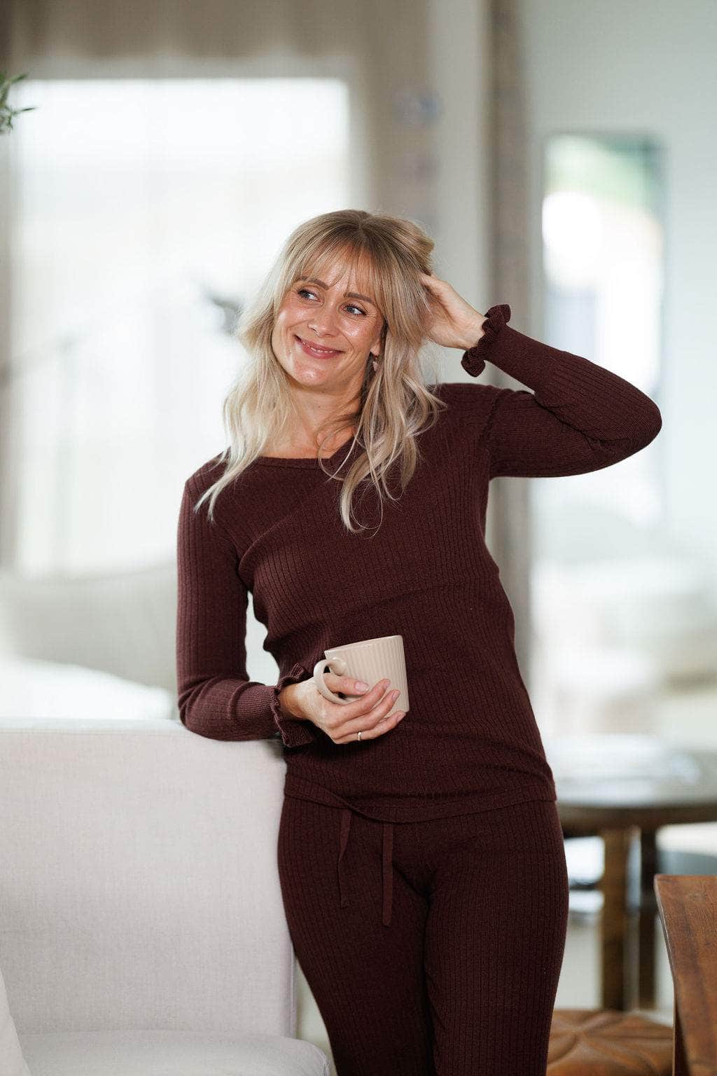 By Lien Signature Loungewear Genser - Bitter Chocolate
