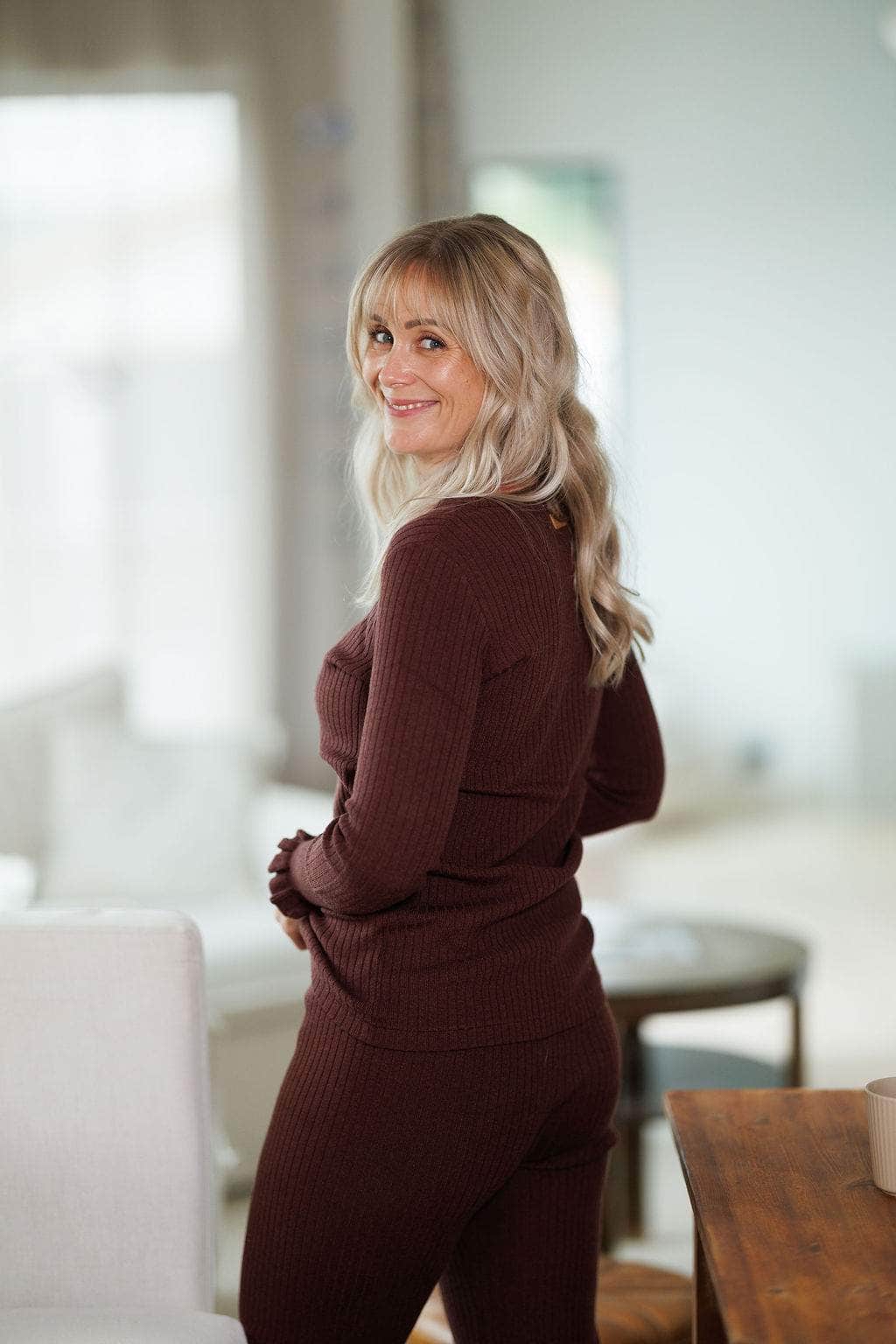 By Lien Signature Loungewear Genser - Bitter Chocolate