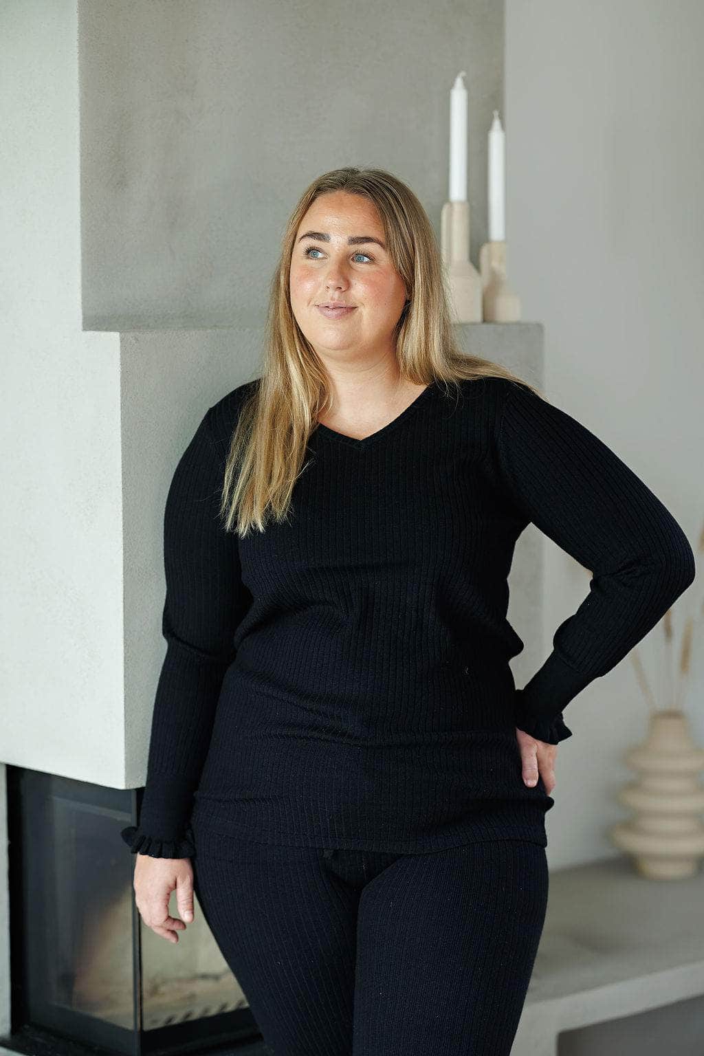 By Lien Signature Loungewear Genser - Black Onyx