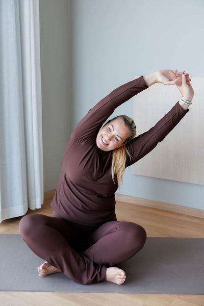 By Lien ZEN Flared Treningstights Tall - Brun