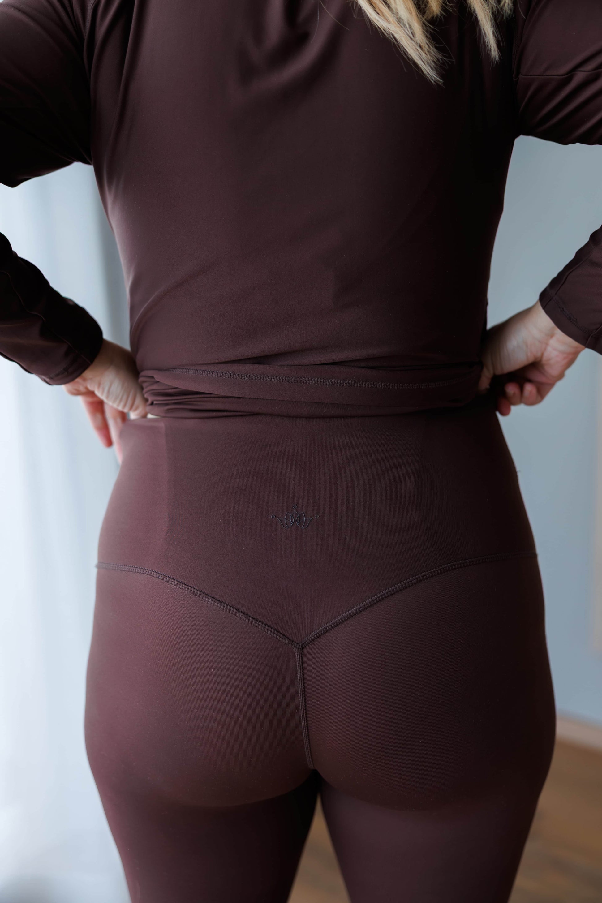 By Lien ZEN Flared Treningstights Tall - Brun