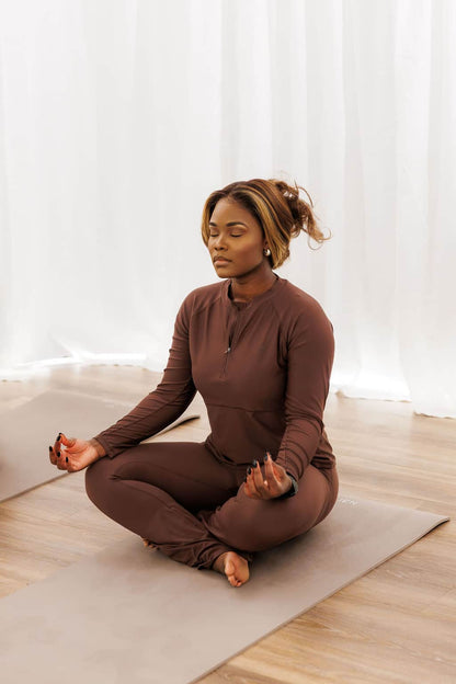 By Lien ZEN Flared Treningstights Tall - Brun