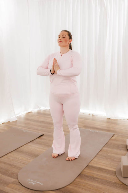 By Lien ZEN Flared Treningstights Tall - Pink A Boo