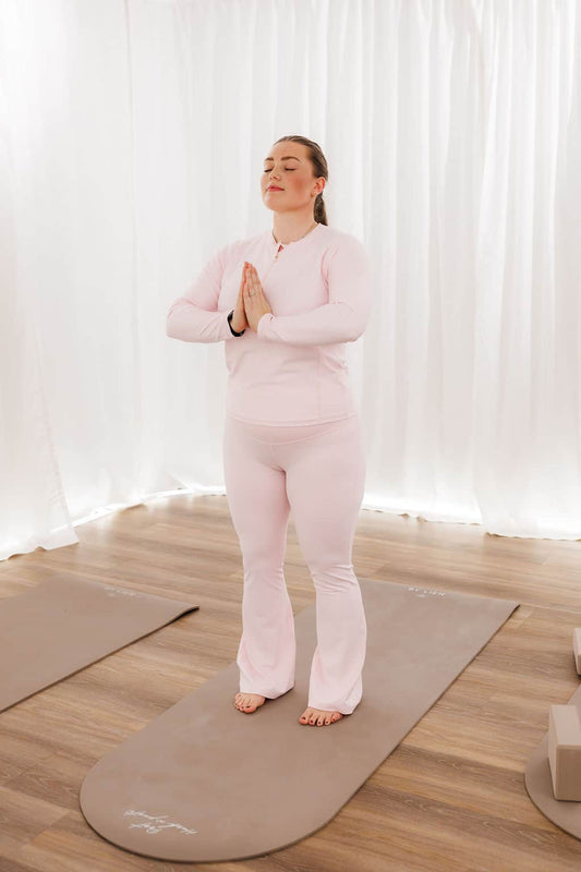 By Lien ZEN Flared Treningstights Tall - Pink A Boo