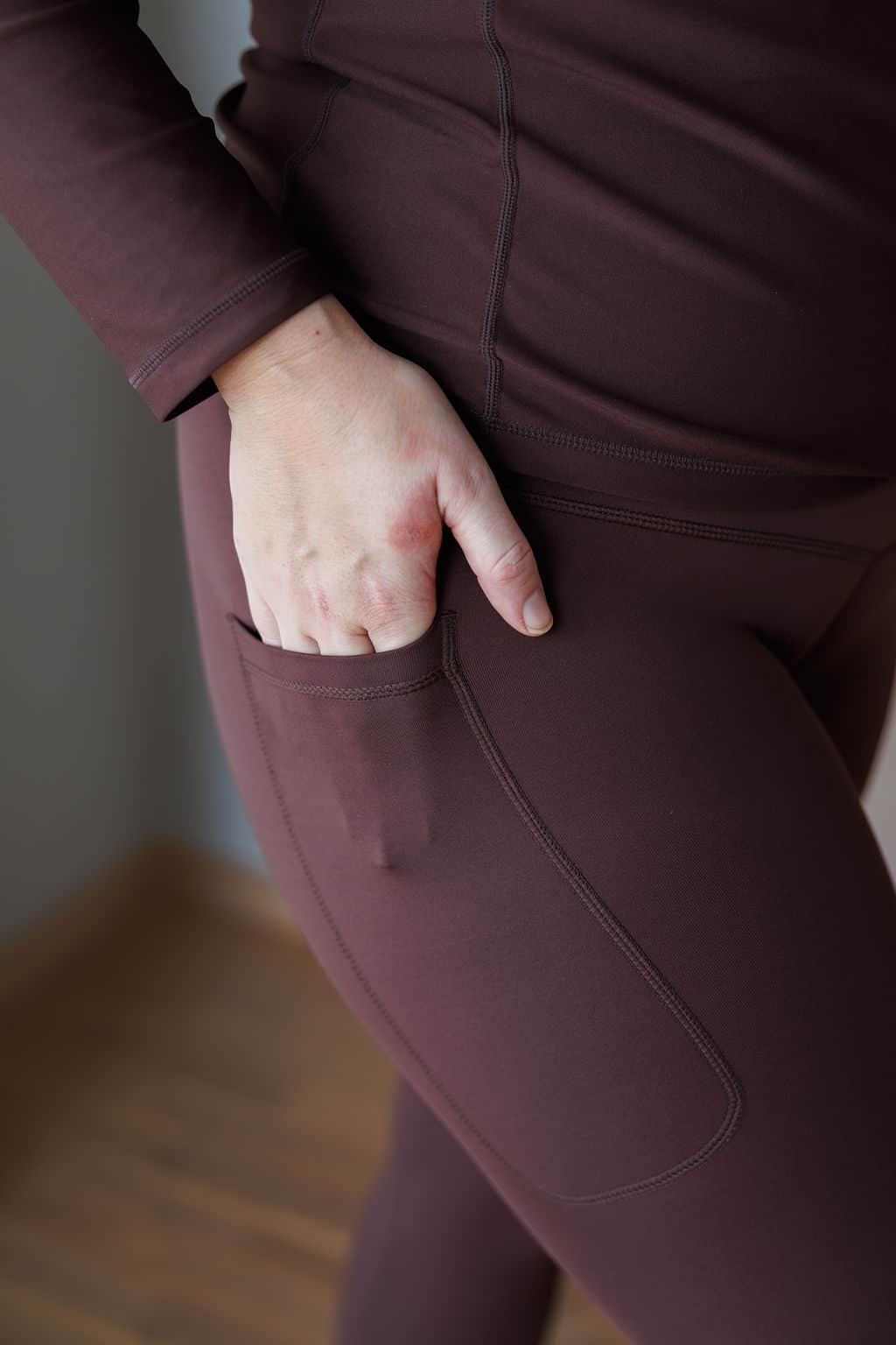 By Lien ZEN Treningstights m/sidelomme - Brun