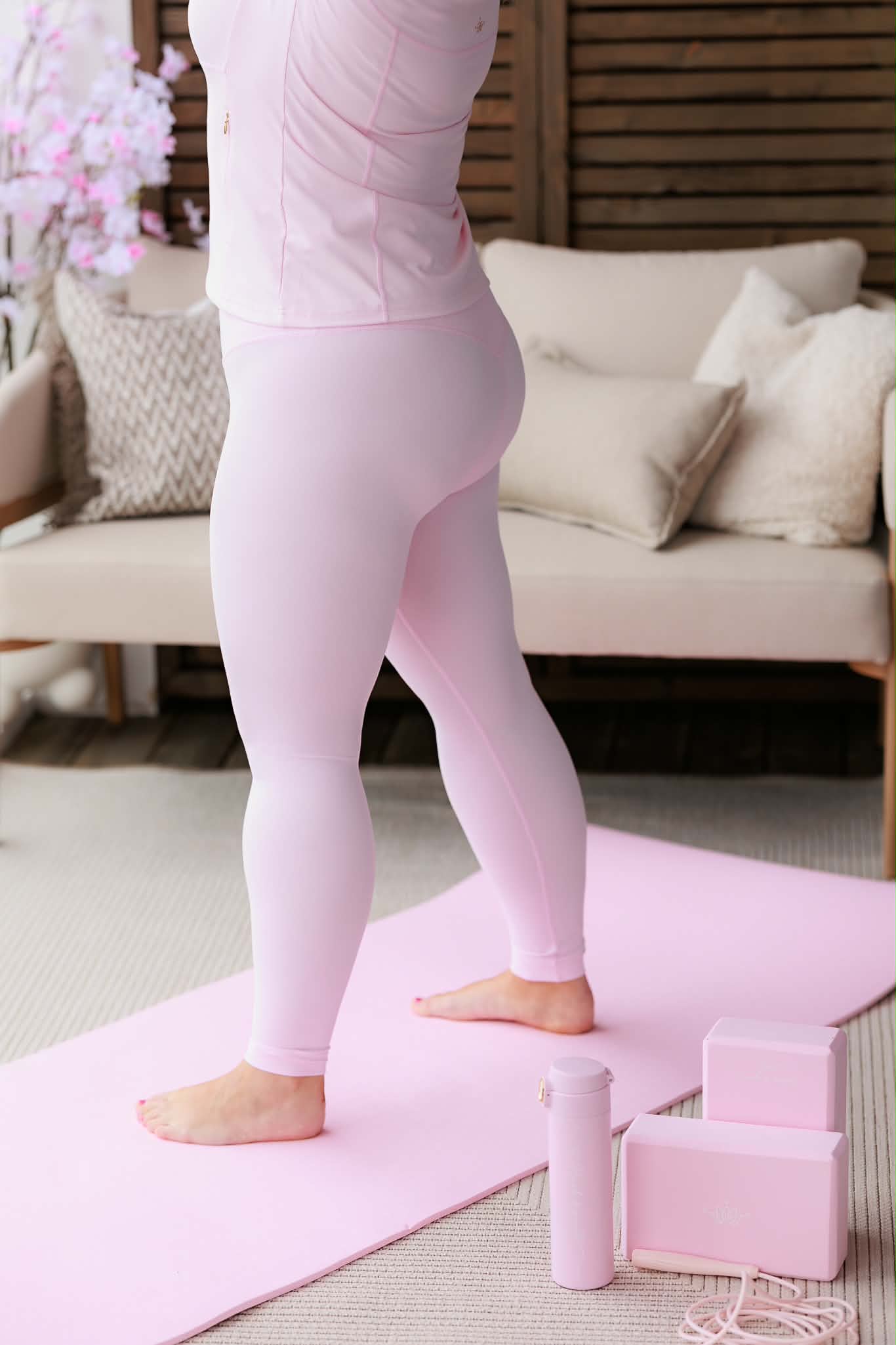 By Lien ZEN Treningstights rett m/ sidelomme - Pink A Boo