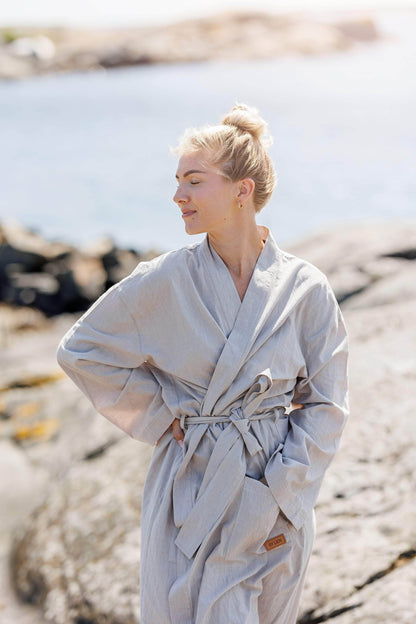 ByLien-Shop Delicate Morgenkåpe - Grønn