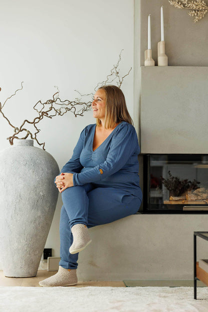 ByLien-Shop Peaceful Loungewear Bukse - Vintage Indigo