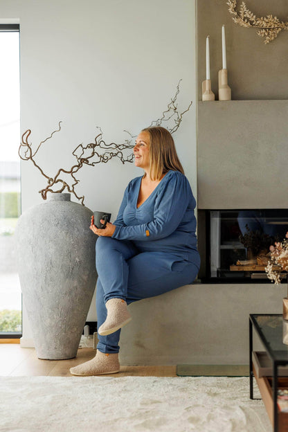 ByLien-Shop Peaceful Loungewear Bukse - Vintage Indigo