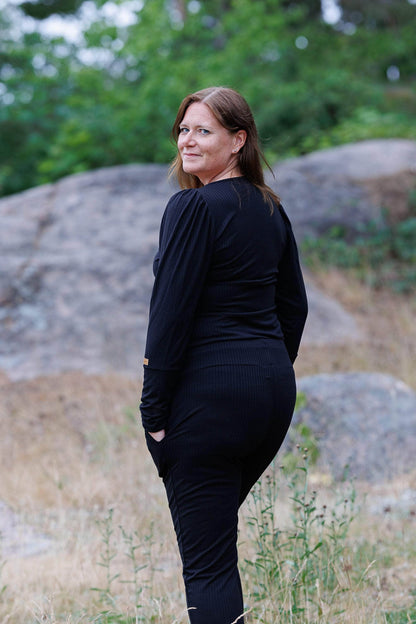 ByLien-Shop Relax Loungewear Bukse - Black Onyx