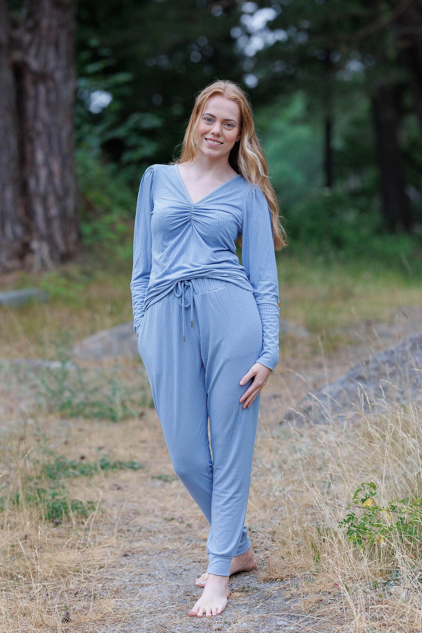 ByLien-Shop Relax Loungewear Bukse - Forever Blue