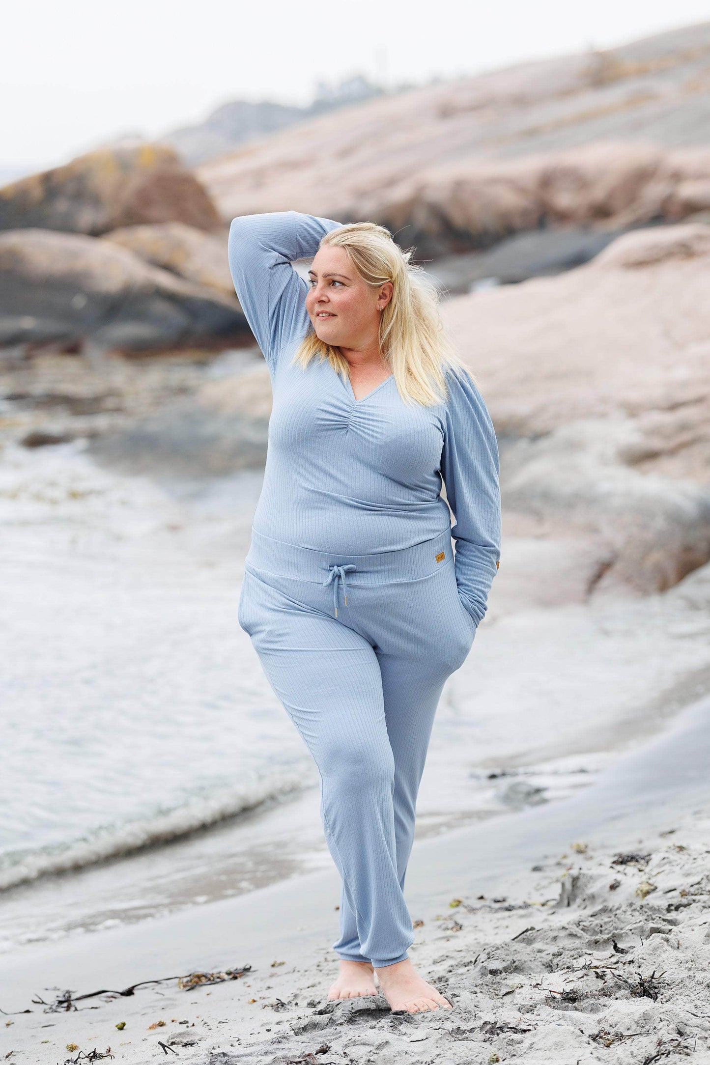 ByLien-Shop Relax Loungewear Bukse - Forever Blue