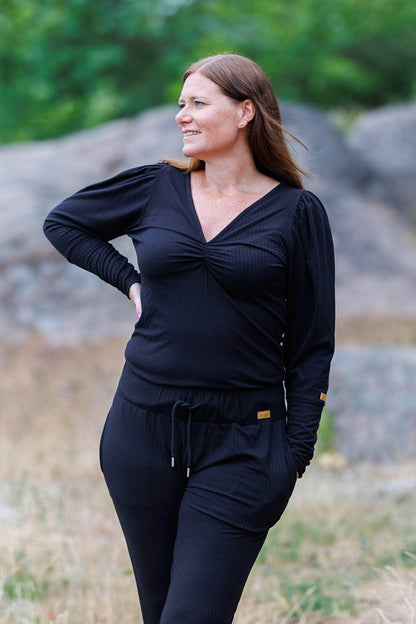 ByLien-Shop Relax Loungewear Genser - Black Onyx